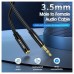 CABLE AUDIO ESTEREO JACK 3.5/M JACK 3.5/H 0.5 M NEGRO VENTION