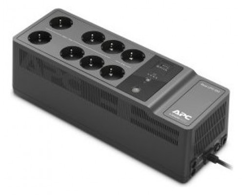 APC Back UPS 650VA/400W 8 tomas Schuko USB A+C