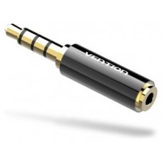 ADAPTADOR AUDIO JACK 3.5/M JACK 2.5/H NEGRO VENTION