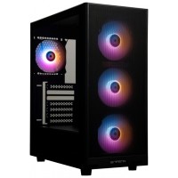 CAJA SEMITORRE ATX GRAPH F-RGB BLACK BITFENIX