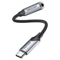 ADAPTADOR AUDIO JACK 3.5/H USB-C/M 1 M GRIS VENTION