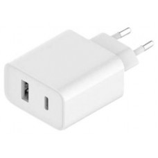 CARGADOR Mi 33W 1xUSB-A/1xUSB TYPE-C BLANCO XIAOMI