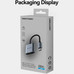 ADAPTADOR AUDIO USB-C/M JACK 3.5/H GRIS VENTION