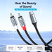 CABLE AUDIO ESTEREO USB-C/M A 2xRCA/M 1.5 M GRIS VENTION