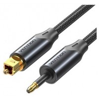 CABLE DE AUDIO DE FIBRA OPTICA TRENZADO 1 M NEGRO VENTION