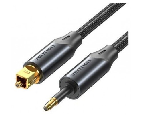 CABLE DE AUDIO DE FIBRA OPTICA TRENZADO 1 M NEGRO VENTION