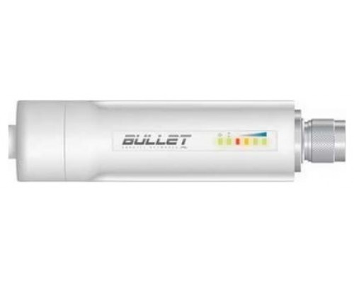 PUNTO DE ACCESO AMPLIFICADOR UBIQUITI NETWORKS BULLETM2-HP 2.4GHZ AIRMAX (Exteriores)