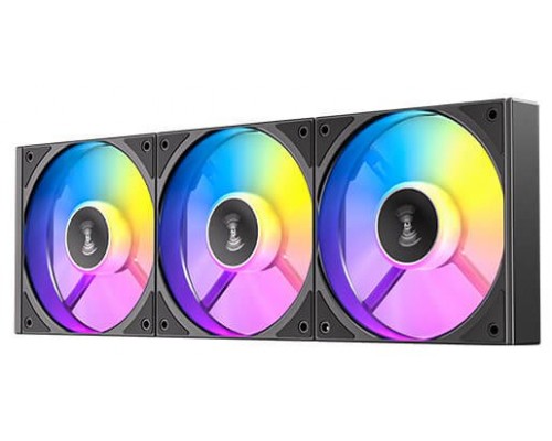 KIT 3 VENTILADORES AUXILIAR C120 A-RGB NEGRO ANTEC