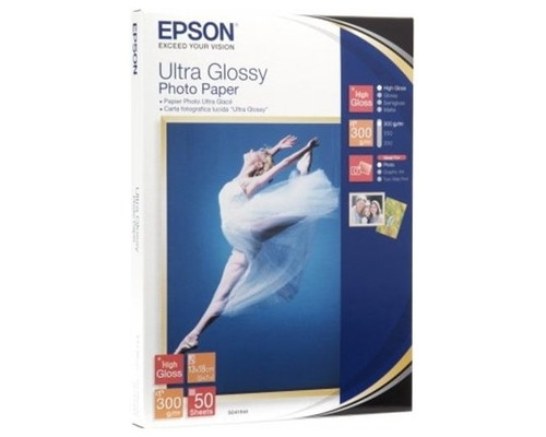 Papel epson c13s041944 ultra glossy 13x18-MR4 Papel epson c13s041944 ultra glossy 13x18