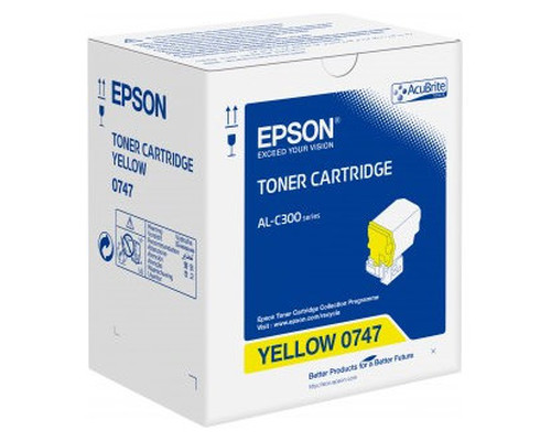 Toner epson c13s050747 amarillo 8.8k