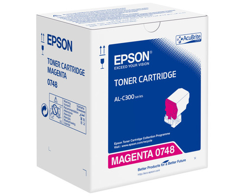 Toner epson c13s050748 magenta 8.8k