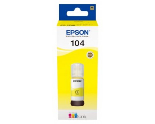 Epson Botella Tinta Ecotank 104 Amarillo