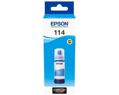 Epson Botella Tinta Ecotank 114 Cyan