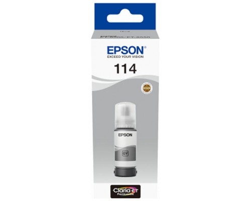 Epson Botella Tinta Ecotank 114 Gris