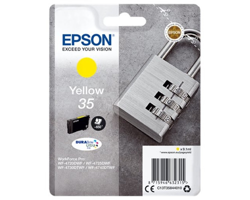 Cartucho tinta epson c13t35844010 amarillo durabrite-MR5 Cartucho tinta epson c13t35844010 amarillo durabrite