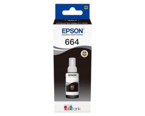 Epson Botella Tinta Ecotank T6641 Negro