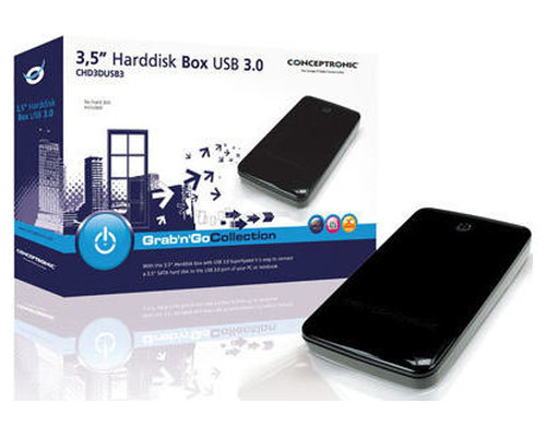 Caja externa conceptronic hdd 3.5 pulgadas sata