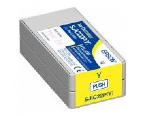 CARTUCHO EPSON TINTA AMARILLO IMPRESORA TM-C3500