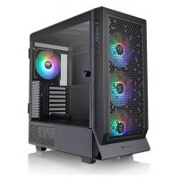 CAJA THERMALTAKE CERES 500 TG ATX 2XUSB 3.0 SIN FUENTE NEGRO