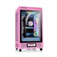 CAJA THERMALTAKE THE TOWER 200 BUBBLE PINK MINI-ITX 2XUSB 3.0 SIN FUENTE ROSA