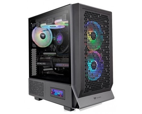 CAJA THERMALTAKE CERES 300 TG ARGB E-ATX 2XUSB 3.2 SIN FUENTE NEGRO