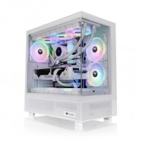 CAJA THERMALTAKE VIEW 270 TG ARGB SNOW ATX 2XUSB 3.2 SIN FUENTE BLANCO