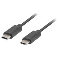 CABLE 2.0 LANBERG USB C MACHO/USB C MACHO 1M NEGRO