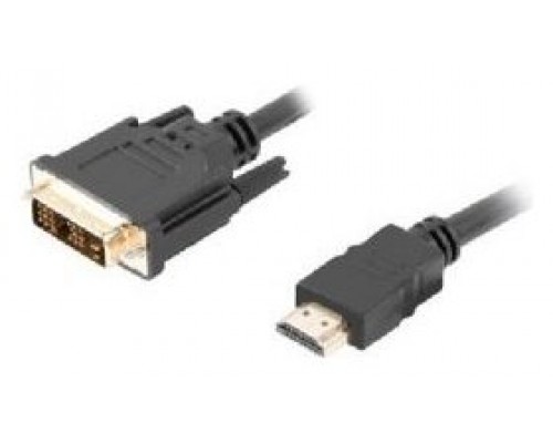 CABLE HDMI LANBERG MACHO/DVI-D 18+1 MACHO SINGLE LINK 3M NEGRO