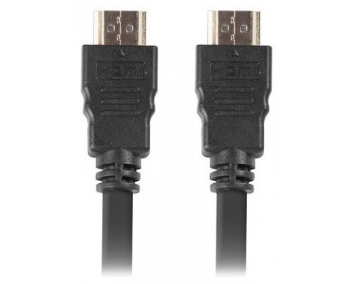 CABLE HDMI LANBERG MACHO/MACHO V1.4 ALTA VELOCIDAD 0.5M NEGRO