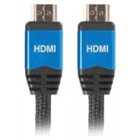 CABLE HDMI LANBERG MACHO/MACHO V2.0 CU 4K PREMIUM 1M NEGRO