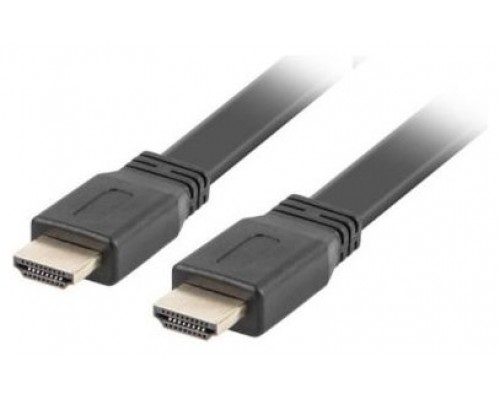 CABLE HDMI LANBERG MACHO/MACHO V2.0 4K PLANO 5M NEGRO