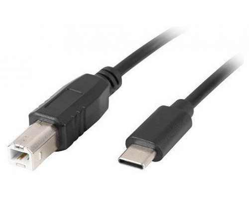 CABLE LANBERG USB C MACHO A USB B 2.0 MACHO 3M NEGRO