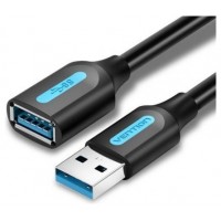 CABLE ALARGADOR USB 3.0 M/H 0.50 M NEGRO VENTION