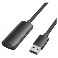 CABLE ALARGADOR USB 2.0 M/H 5 M NEGRO VENTION