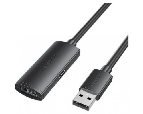 CABLE ALARGADOR USB 2.0 M/H 5 M NEGRO VENTION