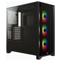 CAJA SEMITORRE ATX ICUE 4000X RGB TG BLACK CORSAIR