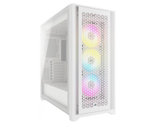 CAJA SEMITORRE ATX 5000D RGB AIRFLOW TG WHITE CORSAIR