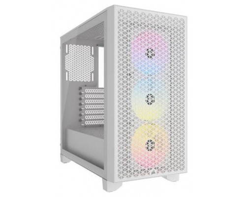 CAJA SEMITORRE ATX 3000D AIRFLOW TG WHITE CORSAIR