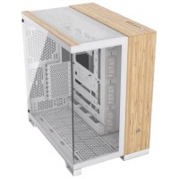 CAJA SEMITORRE ATX 6500X TG WHITE/BAMBOO WOOD CORSAIR