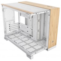 CAJA MICROATX 2500X TG WHITE/BAMBOO WOOD CORSAIR