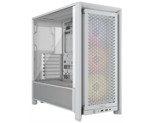 CAJA SEMITORRE ATX FRAME 4000D RS ARGB WHITE CORSAIR
