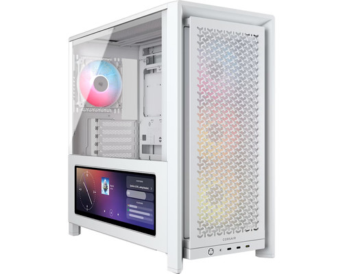 CAJA SEMITORRE ATX FRAME 4000D LCD RS PERFORMANCE TG BLANCO CORSAIR-AA63 CAJA SEMITORRE ATX FRAME 4000D LCD RS PERFORMANCE TG BLANCO CORSAIR