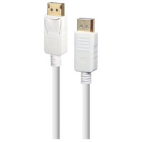 CABLE DISPLAYPORT GEMBIRD 4K DE 1,8 M, BLANCO-2DI CABLE DISPLAYPORT GEMBIRD 4K DE 1,8 M, BLANCO