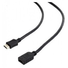 CABLE HDMI GEMBIRD EXTENSION MACHO HEMBRA V2.0 ALTA VELOCIDAD CON ETHERNET 0,5M