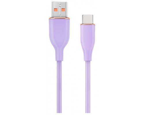 CABLE DE CARGA Y DATOS GEMBIRD USB TIPO C DE SILICONA PREMIUM 1,5 M VIOLETA