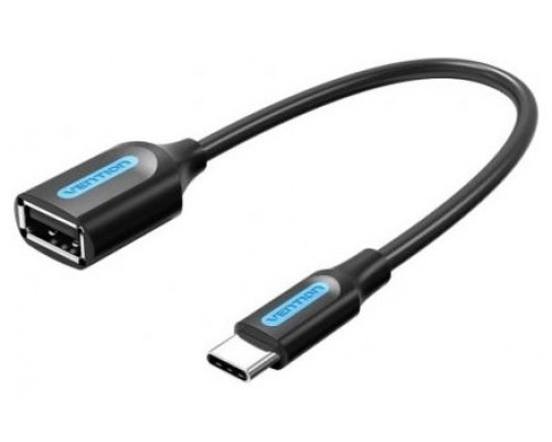 CONVERSOR USB-C/M A USB-A/H 0.15 M NEGRO VENTION