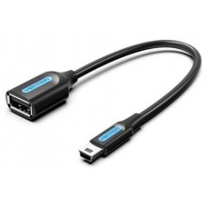 CABLE USB 2.0 MINI USB/M A USB-A/H 0.15 M NEGRO VENTION