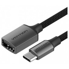 CONVERSOR USB-C/M A USB-A/H 0.15 M GRIS VENTION