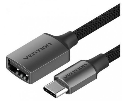 CONVERSOR USB-C/M A USB-A/H 0.15 M GRIS VENTION