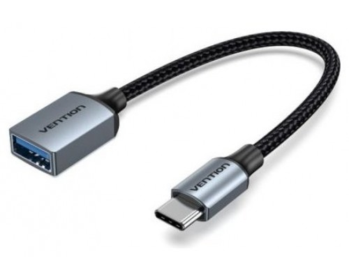 CONVERSOR USB-C/M A 2x USB/H 0.15 M GRIS VENTION